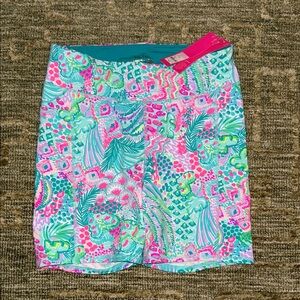 NWT Lilly Pulitzer Luxletic HR Bike Shorts L